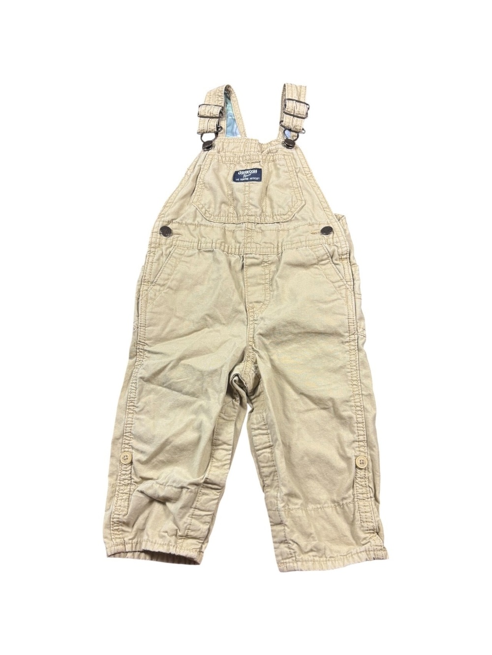 OshKosh B’gosh Y2K Khaki Cargo Overalls